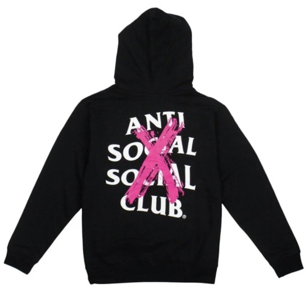 BRAND NEW WITH TAGS Anti Social Social Club Cancelled Hoodie SIZE LARGE